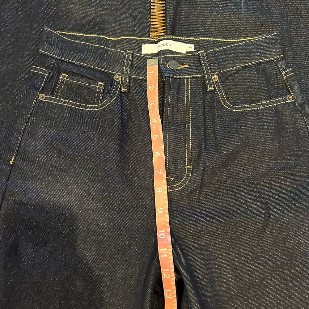 Dark denim jeans